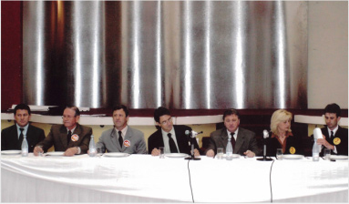 Reunião Jantar - 23/09/2004
Candidatos à Prefeitura de Farroupilha