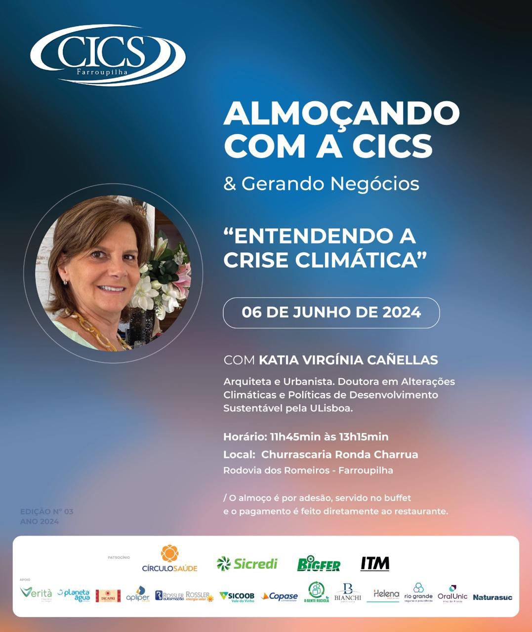 ALMOÇANDO COM A CICS